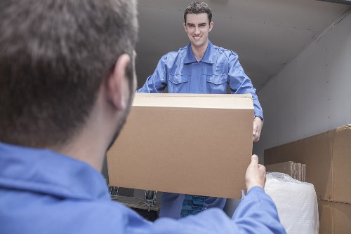 Professional removals team preparing a move in Woodlands