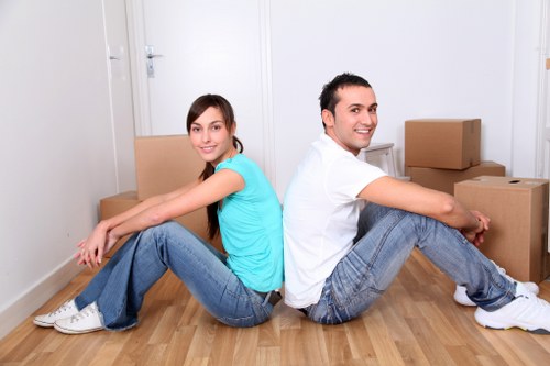 Careful furniture handling during a Woodlands relocation