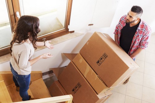 Careful packing and loading for removals and storage in Woodlands