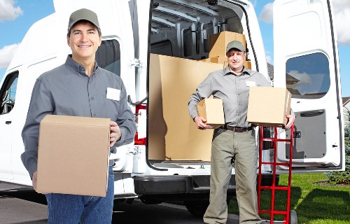 Careful loading of furniture for small removals in Woodlands