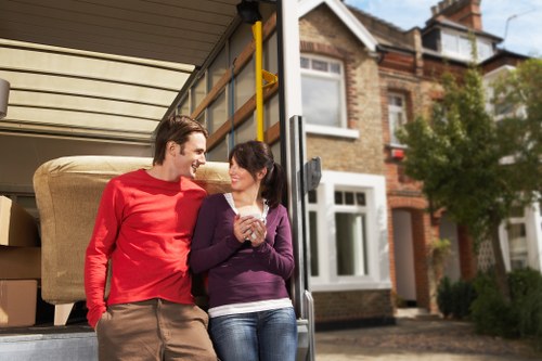Business inventory stored with mobile self storage in Woodlands